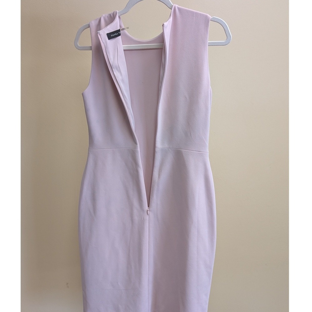 Ivanka Trump Womens Executive Sheath Dress 2 Pink Studded Sleeveless Academia - Picture 9 of 10